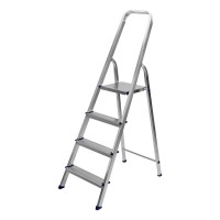 Стремянка, 4 ступени, алюминиевая, Сибртех (97714)