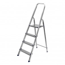 Стремянка, 4 ступени, алюминиевая, Сибртех (97714)