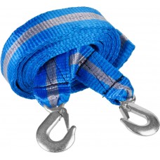 Трос буксировочный 2 крюка, 5 т, ширина ленты 50 мм, длина 5 м ЗУБР 61215-5