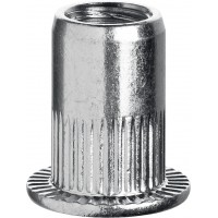 Стальные резьбовые заклепки с насечками М3, стандартный бортик, 1500 шт ЗУБР Профессионал 31317-03_z01