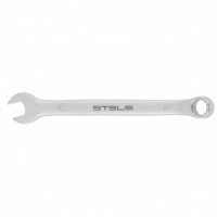 Ключ комбинированный, 12 мм, CrV, матовый хром Stels