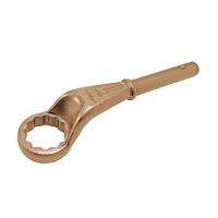 Ключ накидной односторонний 50 мм усиленный омеднение HORTZ