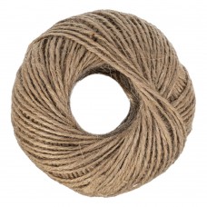 Шпагат джутовый, 1.5 мм, L 100 м, 2-ниточный, Сибртех (93876)