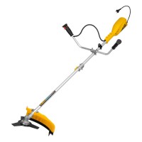 Триммер электрический TE-1400, 1400 Вт, 420 мм, катушка + диск, разборная штанга Denzel (96612)