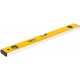 Уровень Стайл, 3 глазка, желтый усиленный корпус, фрезер. рабочая грань, шкала, Профи 600 мм (18206)