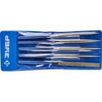 Набор надфилей алмазных 140?75 мм 5 предметов P 140 в пакете PVC ЗУБР 33386-140-H5