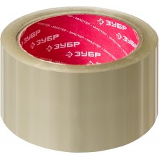Лента упаковочная клейкая 48 мм, 60 м, 50 мкм, прозрачная ЗУБР 12031-50