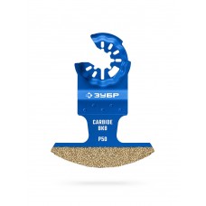 Полотно CARBIDE ВК8 Р50 70 x 2.2 мм с твердосплавной крошкой: керамика, кирпич, пенобетон ЗУБР StarQuick 15580-70-2.2