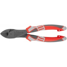 Бокорезы Эталон усиленные, смещенный шарнир, CrV сталь, ребра жесткости на губках, тефлоновое покрытие, 3К прорезиненные ручки 180 мм