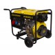 Генератор диз. CHAMPION DG6501E-3 (400В 6,2/6,8кВА 8,9лс 12,5л 12V 103кг,эл.стартер,колеса,счетчик) (DG6501E-3)