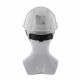 Каска защитная с храповым механизмом, Европласт, белая Сибртех (89109)
