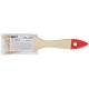 Кисть флейцевая Стандарт, натур.светлая щетина, деревянная ручка 1,5 (38 мм) (01034)