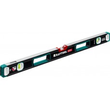 Сверхпрочный уровень A-RATE CONTROL, 800 мм, точность 0.3 мм/м, с инновационным зеркальным глазком KRAFTOOL 34986-80