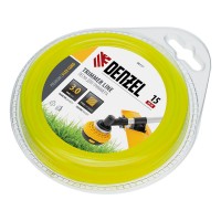 Леска для триммера, квадрат 3 мм х 15 м, блистер Flex cord Denzel (96117)