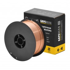 Проволока омеднен. БАРСВЕЛД ER-70S-6 ф 0,6 мм (ER70S60601)