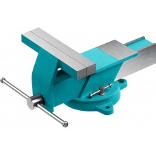 Стальные слесарные тиски 150 мм СИБИН 3244-150