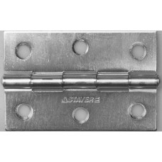 Петля карточная 75 x 50 х 1.6 мм, цвет белый цинк STAYER 37611-75-1