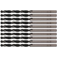 Сверла по металлу HSS черненые 3,5x70 мм (10 шт.) (33535)