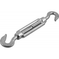 Талреп крюк-крюк М14, кованая натяжная муфта, 3 шт ЗУБР DIN 1480 Профессионал 4-304365-14