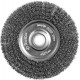 Щетка-крацовка дисковая для точильно-шлифовального станка 125?12.7 мм витая стальная проволока 0.3 мм ЗУБР Профессионал 35185-125_z02