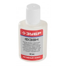Флюс активный Ф38Н 30 мл ЗУБР 55495-030