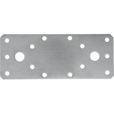 Крепежная пластина нержавеющая НКП-2.0, 140 x 55 x 2 мм ЗУБР Профессионал 310636-140