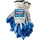 Перчатки х/б ЗАХВАТ L-XL с текстурированным нитриловым обливом, повышенная износостойкость, 13 класс, 10 пар ЗУБР Профессионал 11457-K10