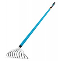 GRINDA SR-10 грабли цветочные, 250х70х1550 мм, 10 зубьев, алюминиевый черенок, PROLine (39483-10)