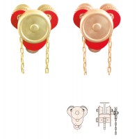 Каретка для тали с тяговой цепью (2т) искробезопасная, сплав BeCu 307B-1006, HORTZ