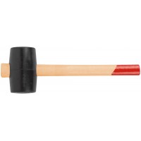Киянка резиновая, деревянная ручка 50 мм ( 300 гр )
