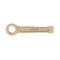 Ключ гаечный накидной ударный 22 искробезопасный сплав AlCu, HORTZ