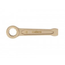 Ключ гаечный накидной ударный 22 искробезопасный сплав AlCu, HORTZ