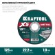 Отрезной диск для УШМ X5 Metal, 125x1.0 мм, по металлу KRAFTOOL 36255-125-1.0