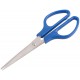 Ножницы бытовые нержавеющие, пластиковые ручки, толщина лезвия 1,4 мм, 170 мм (67326)