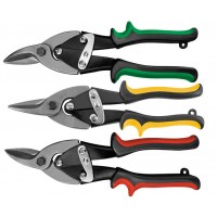 Ножницы по металлу усиленные CrV Профи, прорезиненные ручки, прямые 250 мм (41570)