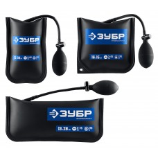 Пневмоподушка универсальный пневмоклин монтажная подушка пневмодомкрат набор 3 шт 12 x 19 16 x 15 13 x 28 см 170 кг в чехле ЗУБР 37556-Н3