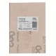 Шлифлист на тканевой основе, зернистость №0, 240 х 170 мм, 10 шт, водостойкий, БАЗ (75650)