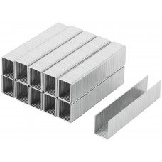 Скобы для степлера закалённые прямоугольные 10,6 мм х 1,2 мм (широкие тип 140) 14 мм, 1000 шт. (31165)