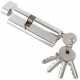 Цилиндровый механизм PALLADIUM асимметричный, 90 мм, ключ-завертка, хром (67247)