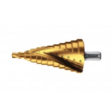 Сверло ступенчатое винтовая спираль URAGAN 6-38мм 12 ступеней 29658-6-38-12  