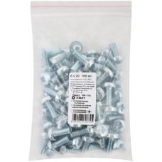 Винт с полуцилиндрич. головкой с полной резьбой оцинков. DIN 7985 8х20 100 шт Фасовка (27741-0)