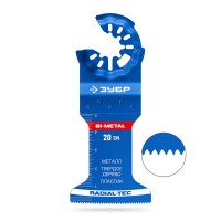 Полотно биметаллическое BIM 45 x 50 мм, 20TPI, чистый рез: металл, твердое дерево, пластик ЗУБР StarQuick 15574-45-50