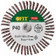 Диск лепестковый для дрели радиальный 40х20х6 мм Р 40 (39582)