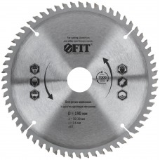 Диск пильный для циркулярных пил по алюминию 190 x 30/20 x 60T (37788)