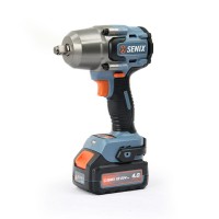 Импульсный гайковерт 1/2, 750 Нм, 1х4Ач, ЗУ, кейс X2 20В