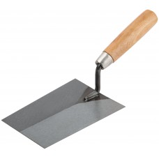 Кельма отделочная, инструментальная сталь, деревянная ручка 160 мм (04887М)