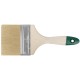 Кисть флейцевая Хард, натуральная светлая щетина, деревянная ручка 4 (100 мм) (01078)