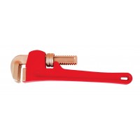 Ключ трубный американская модель 75x600 искробезопасный сплав BeCu 131A-1012, HORTZ