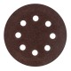 Круг абразивный на ворсовой подложке под липучку, перфорированный, P 40, 125 мм, 5 шт Сибртех (738027)
