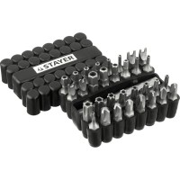 Набор бит специальных 33 шт, с магнитным адаптером STAYER 26084-H33